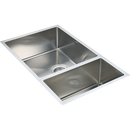 715x440mm Handmade Stainless Steel Undermount / Topmount Kitchen Sink with Waste