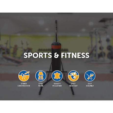 Freestanding 37kg Punching Bag Filled Heavy Duty