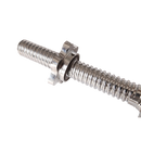 Chrome Tricep Bar Barbell Heavy Duty with Spinlock Collars