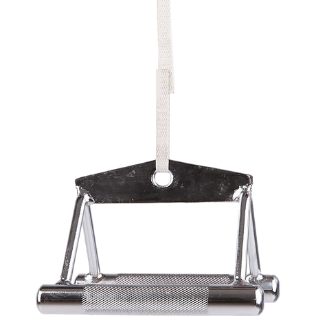 Close Grip Seated Row Handle Bar Triangle Cable Attachment