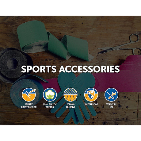 10x 5Mx5CM of Waterproof Kinesiology Sports Tape