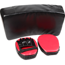 Kicking Boxing Sparring Shield & Punching Pad Mitts Combo