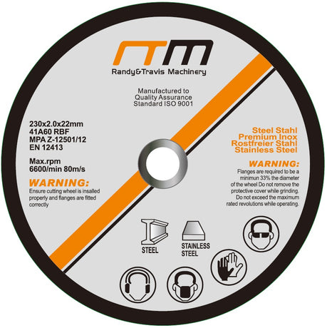 230mm 9 Cutting Disc Wheel for Angle Grinder x25