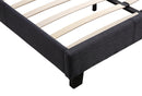 Queen Linen Fabric Bed Frame Grey
