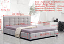 Linen Fabric King Deluxe Bed Frame Beige