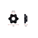 45cm - 1 Pair Dumbbell Bar 25mm Diameter - PVC Coated Dumbell Handle
