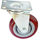 4 x 4" Heavy Duty PU Swivel Castor Wheels With Brake