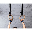 Wooden Gymnastic Rings Olympic Gym Strength Training