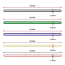 Resistance Band Loop Set of 5 Heavy Duty Gym Yoga Workout