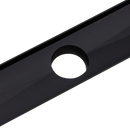 800mm Bathroom Shower Black Grate Drain w/Centre outlet Floor Waste