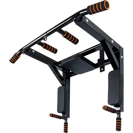 Heavy Duty Wall Mounted Power Station - Knee Raise - Pull Up - Chin Up -Dips Bar