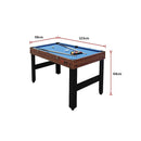 4FT 3-in-1 Games Football Soccer Hockey Pool Table Table