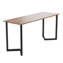 V Shaped Table Bench Desk Legs Retro Industrial Design Fully Welded - Black