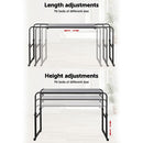 Overbed Table Work Laptop Desk with Wheels
