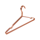 Adult 16.5" Rose Gold Shiny Metal Wire Coat Suit Top Clothes Hangers (30pc per set)