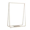 Gold Clothing Retail Shop Commercial Garment Display Rack