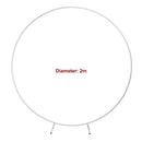 2M Wedding Hoop Round Circle Arch Backdrop Flower Display Stand Frame Background