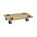 200kg Heavy Duty Hand Dolly Furniture Wooden Trolley Cart Moving Platform Mover