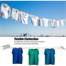 Retracting Clothesline 5 Line 18m Hanging Clothes Space Hanger