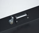 19" Rack Mount 2U Locking Drawer Pro Audio DJ Server Rack Lock Storage Cabinet