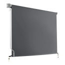 Retractable Straight Drop Roll Down Awning Garden Patio Screen 2.1X2.5M