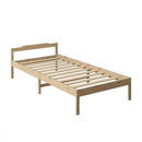 Natural Wooden Bed Frame Home Furniture