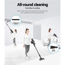 Devanti Handheld Vacuum Cleaner Brushless Cordless Bagless Stick Vacuums 350W