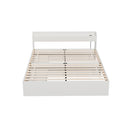 Artiss Bed Frame Queen Size Mattress Base wtih Charging Ports 2 Storage Drawers