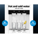 Devanti 22L Bench Top Water Cooler Dispenser Filter Purifier Hot Cold Room Temperature Three Taps