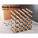 Artiss 20 Bottle Timber Wine Rack