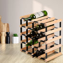 Artiss 20 Bottle Timber Wine Rack