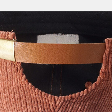 Unisex Baseball Cap Solid Color Letter Patch Dome All-match Warmth Driving Hat