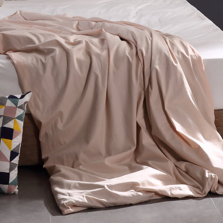 DreamZ Anti-Anxiety Weighted Blanket Cotton Cover in Beige Colour