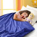 DreamZ Kids Anti-Anxiety Weighted Blanket Cotton Cover in Royal Blue Colour