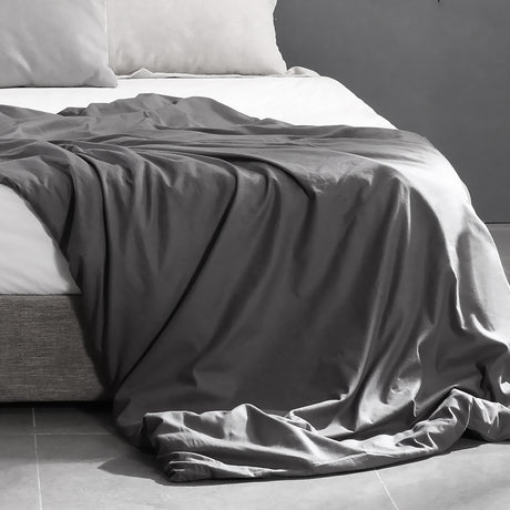 DreamZ Kids Anti-Anxiety Weighted Blanket Cotton Cover in Grey Colour