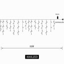 500 LED Curtain Fairy String Lights Wedding Outdoor Xmas Party Lights Cool White