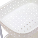 3 Tier Bathroom Laundry Clothes Baskets Bin Hamper Mobile Rack Removable Shelf