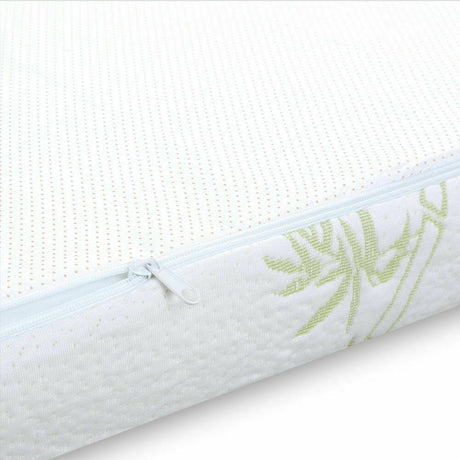 DreamZ 5cm Thickness Cool Gel Memory Foam Mattress Topper Bamboo Fabric Double