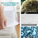 DreamZ Fitted Waterproof Bed Mattress Protectors Covers Double