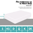 DreamZ Fitted Waterproof Bed Mattress Protectors Covers King