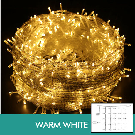 Christmas LED String Fairy Lights Net Mesh Outdoor Decor Xmas Wedding Home Party