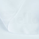 4 Pcs 220cm White Round Fitted Tableclothes Hemmed Edges Trestle Event Wedding