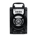 Portable bluetooth Subwoofer Speaker TF Card U Disk Music Player FM Radio Microphone for Meeting Dance Party Lecture
