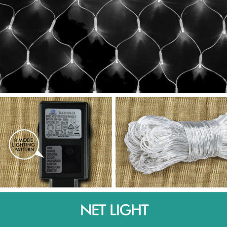 Christmas LED String Fairy Lights Net Mesh Outdoor Decor Xmas Wedding Home Party