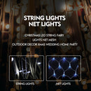 Christmas LED String Fairy Lights Net Mesh Outdoor Decor Xmas Wedding Home Party