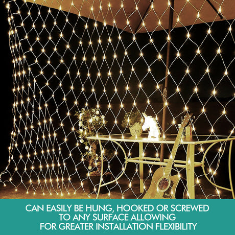 Christmas LED String Fairy Lights Net Mesh Outdoor Decor Xmas Wedding Home Party