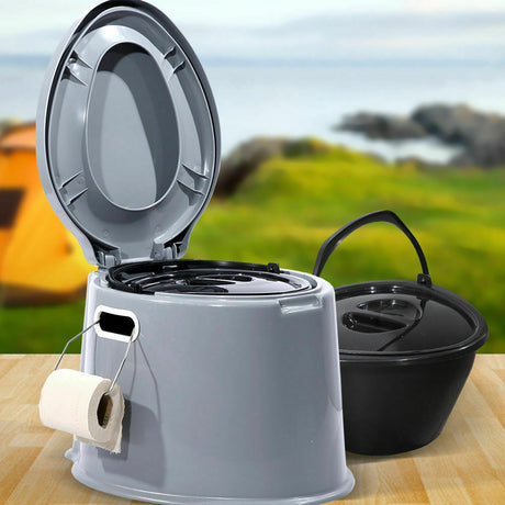 Outdoor Portable Toilet 6L Camping Potty Caravan Travel Camp Boating