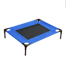 PaWz Heavy Duty Pet Bed Trampoline Dog Puppy Cat Hammock Mesh  Canvas S Blue