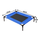 PaWz Heavy Duty Pet Bed Trampoline Dog Puppy Cat Hammock Mesh  Canvas S Blue