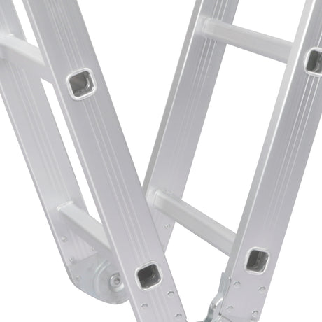 Multi Purpose Ladder 3.6M Aluminium Folding Platform Household Office Extension
